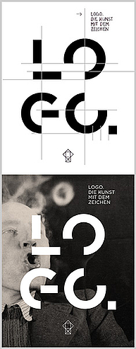Ausstellungsplakat "Logo. Die Kunst mit dem Zeichen"