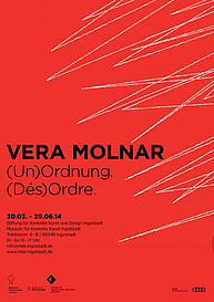 Ausstellungsplakat "Vera Molnar"